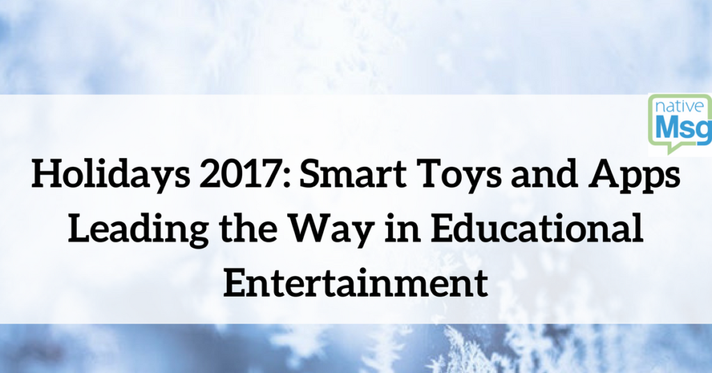 Hottest Smart Toys and Apps for 2017. Image-snowflakes and blue sky