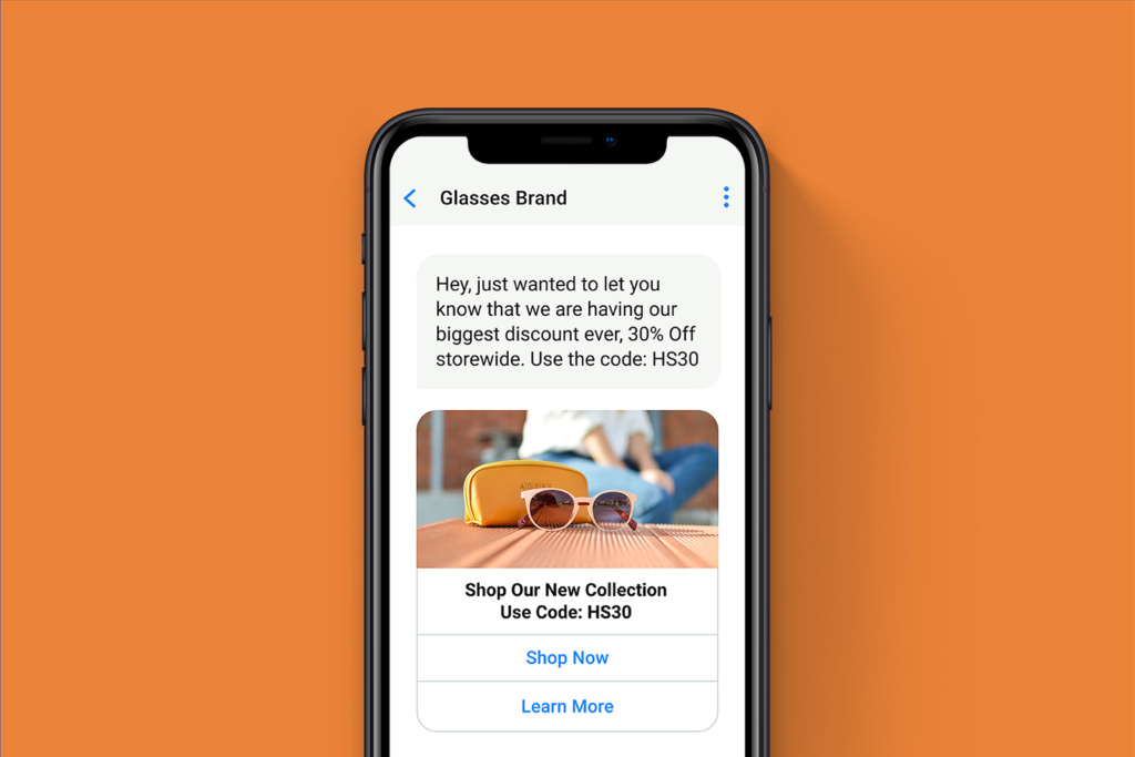 example of conversational commerce to reconnect with customers
